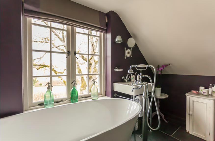 Complete reconfiguration and re-design of master bathroom for Cotswold Holiday Cottage near Cirencester โ by Astman Taylor