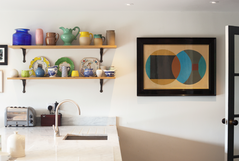 Display of clientโs inspirational ceramics collection and complete re-modelling of kitchen - by Astman Taylor
