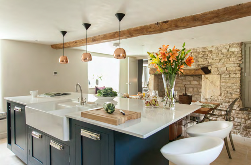 Complete re-design bespoke kitchen for Cotswold Holiday Cottage near Cirencester โ by Astman Taylor