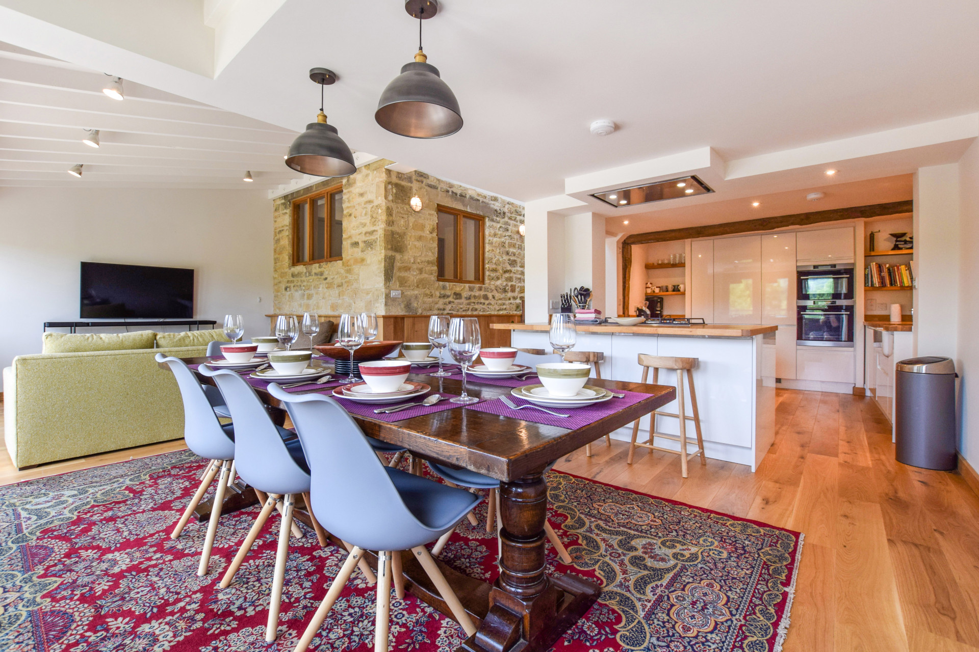 Dining Area, Mercia House, Bolthole Retreats