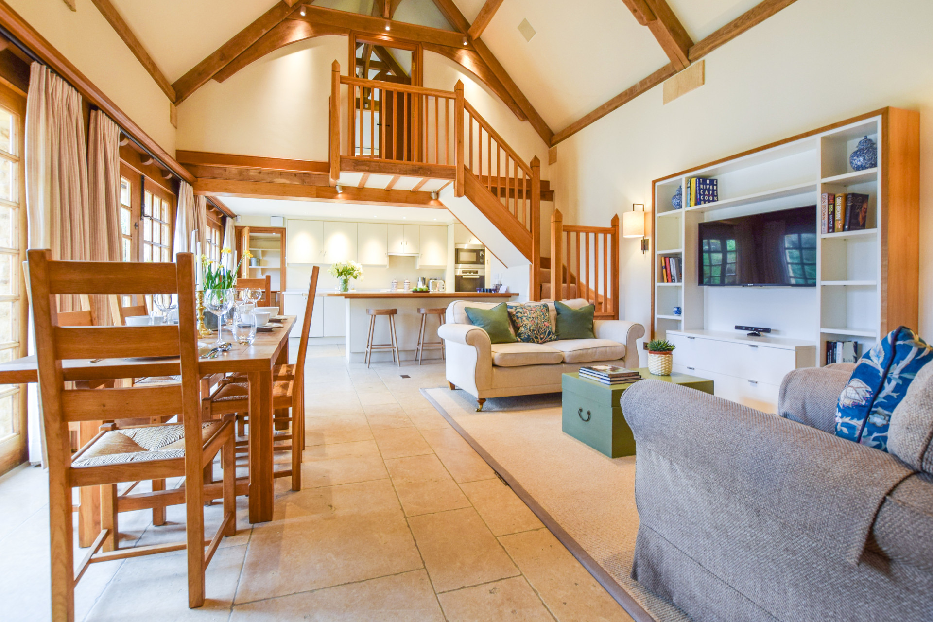Living Area, The Coach House, Bolthole Retreats