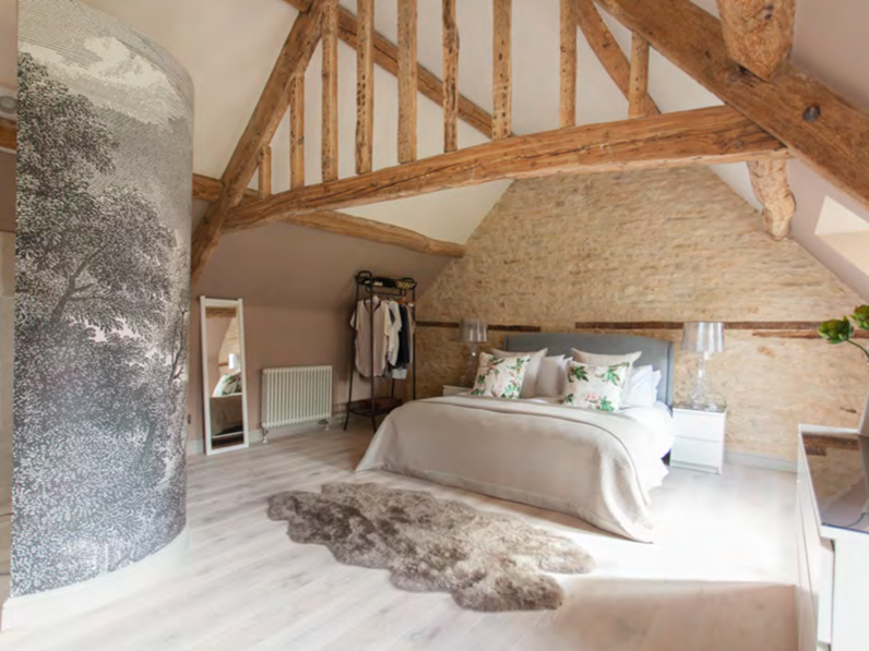 Complete refurbishment of master bedroom for Cotswold holiday cottage near Cirencester โ by Astman Taylor