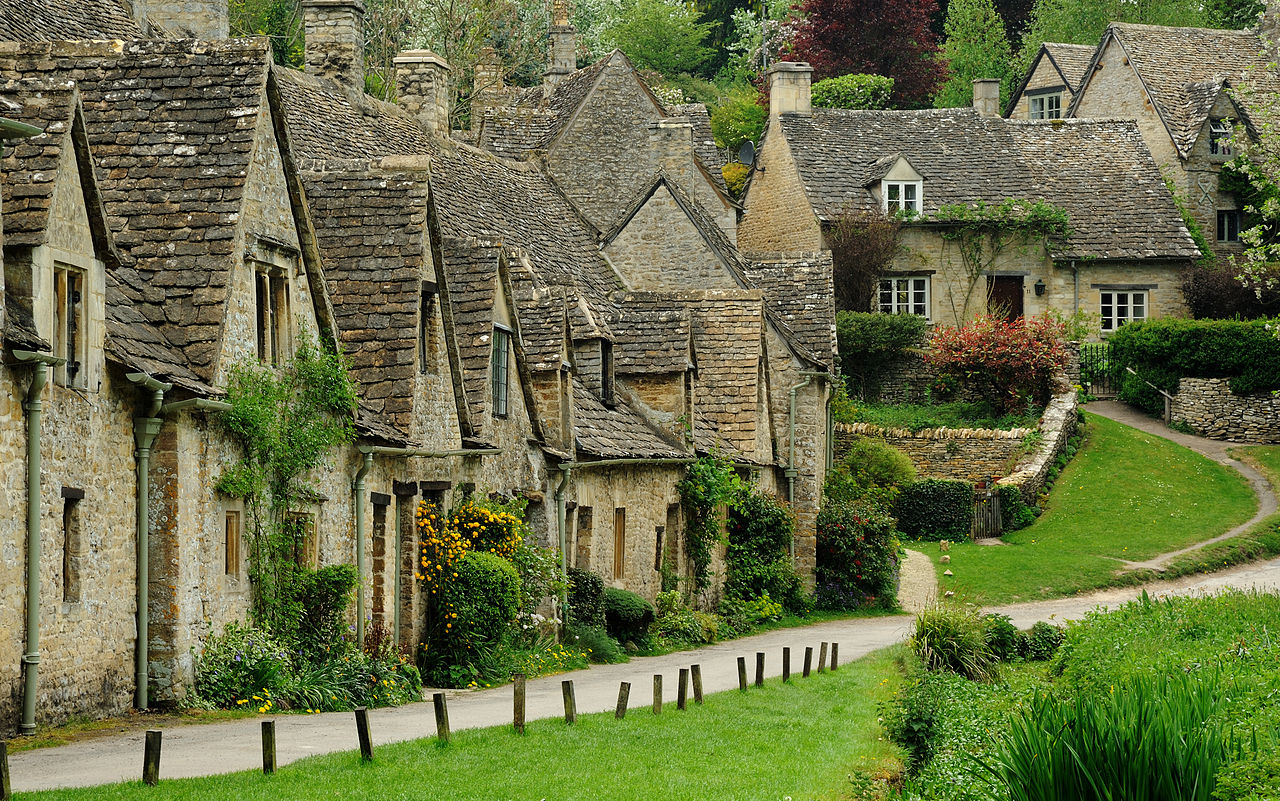 Arlington Row, Bibury, one of the best villages in the cotswolds