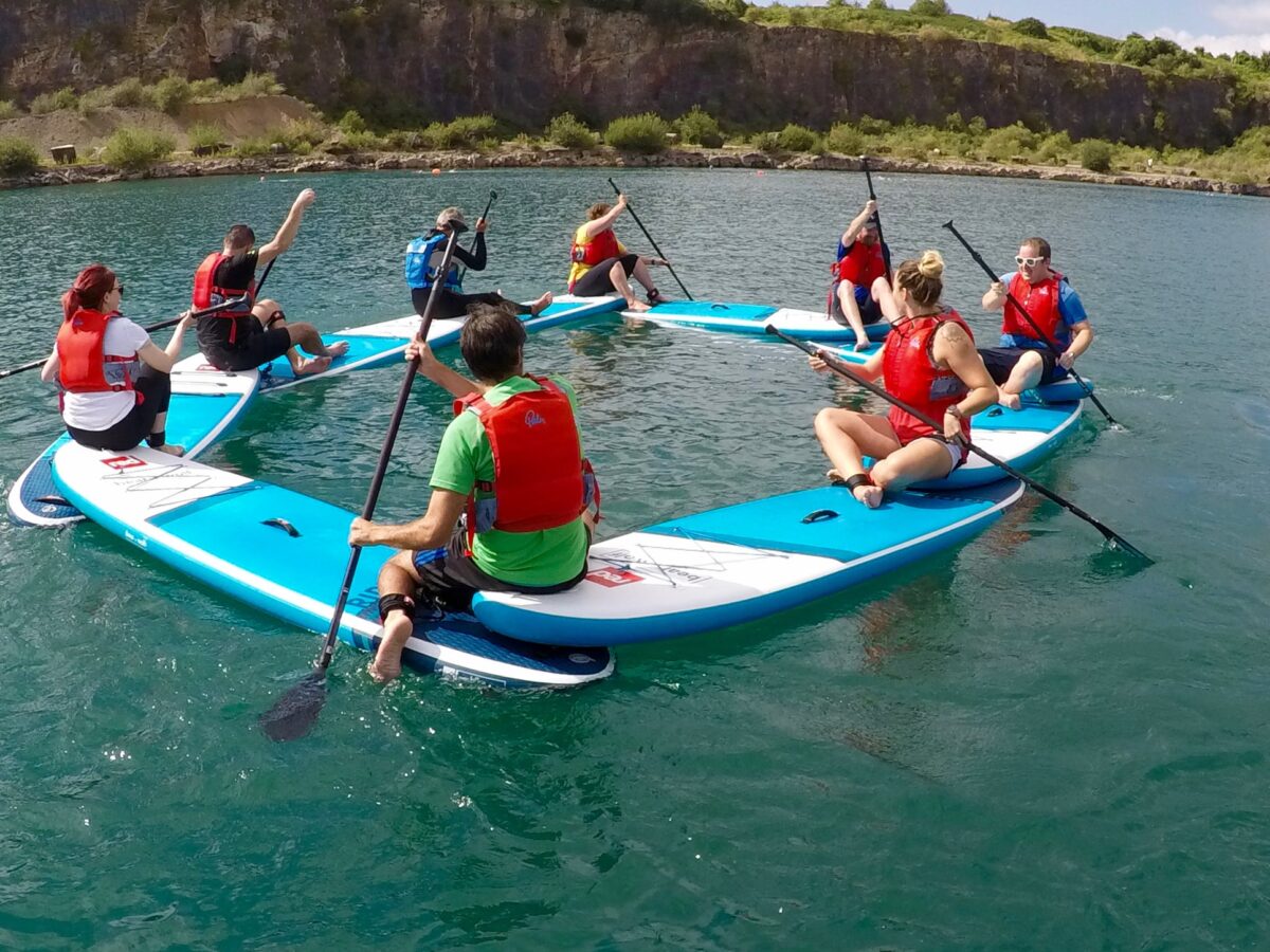 Stand Up Paddleboarding, Bear + Wolf