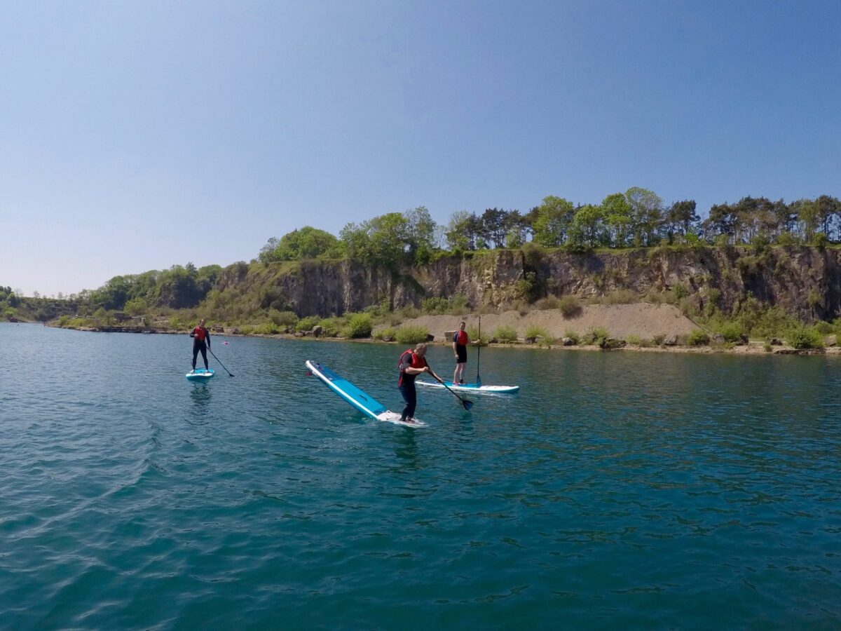 Stand Up Paddleboarding, Bear + Wolf