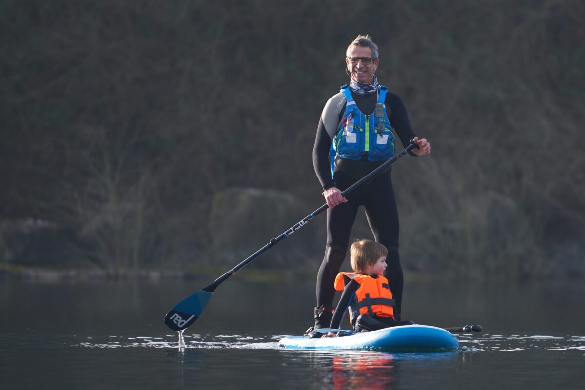 Stand Up Paddleboarding, Bear + Wolf