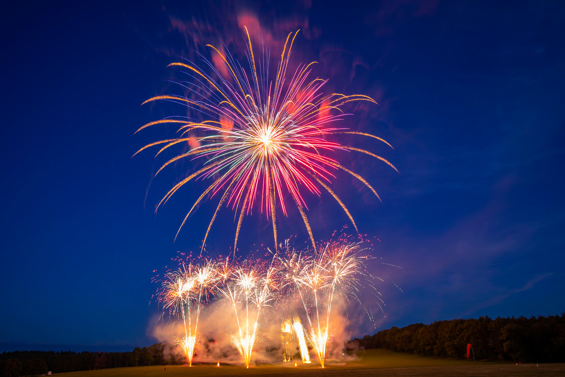 Fireworks at Midlands Air Festival