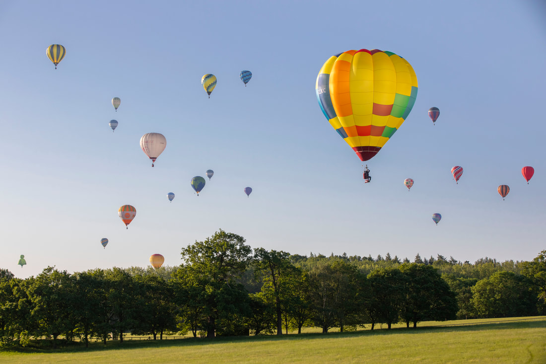 Hot air balloons at Midlands Air Festival