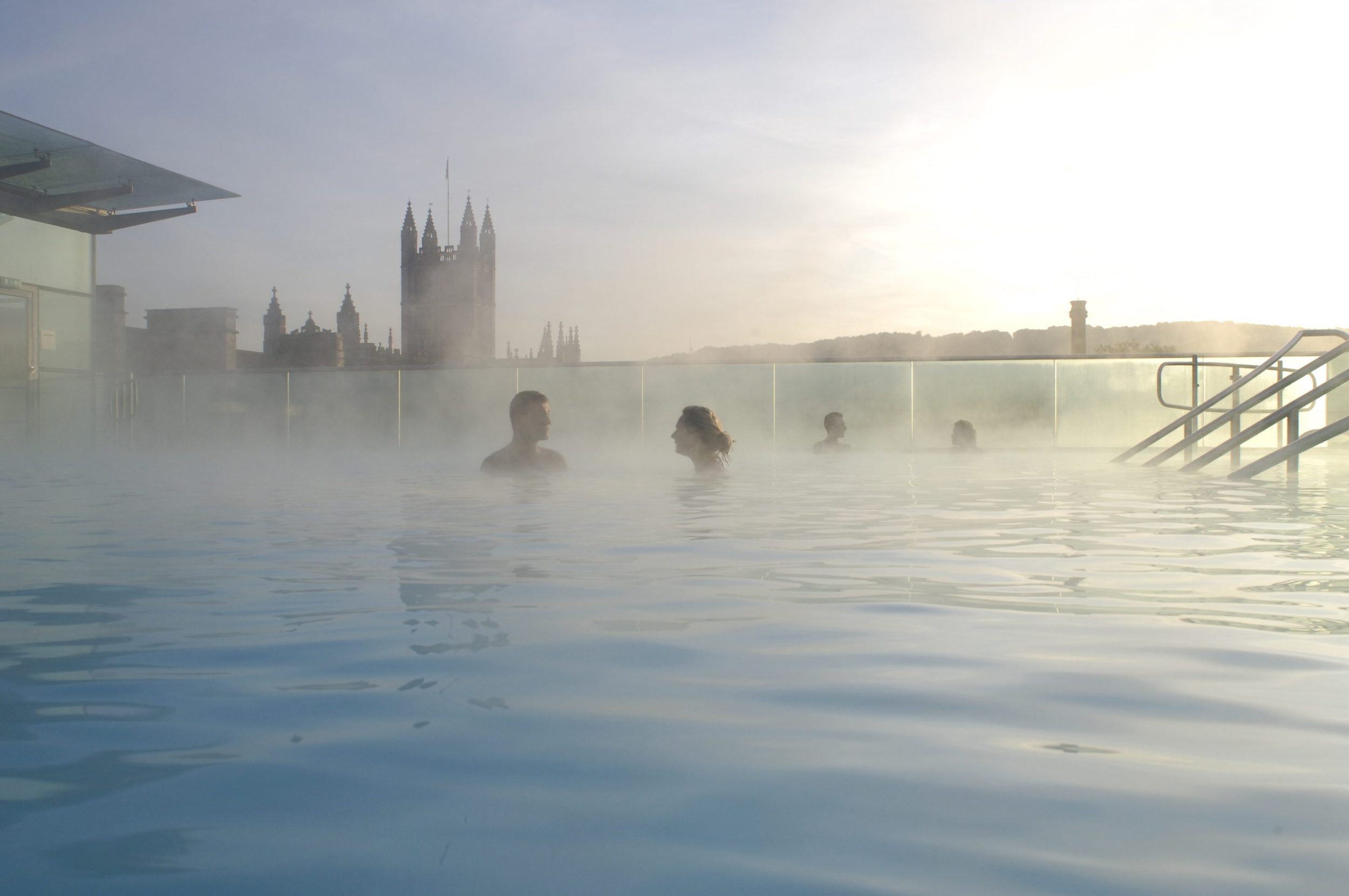 Rooftop Pool at Thermae Bath Spa