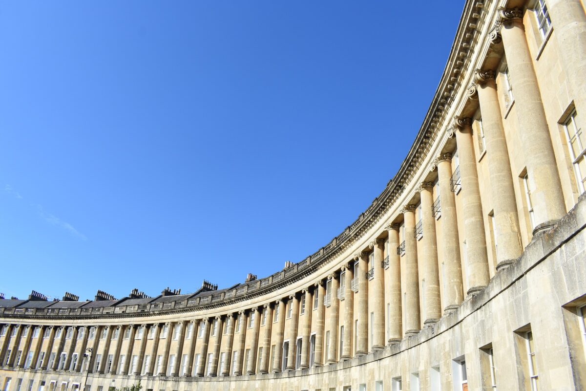 Royal Crescent, Bath, representing things to do in Bath