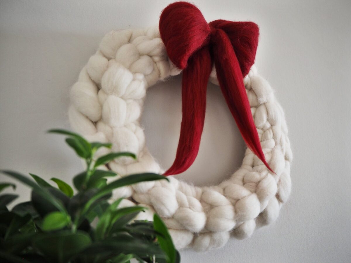 Wreath Knitting