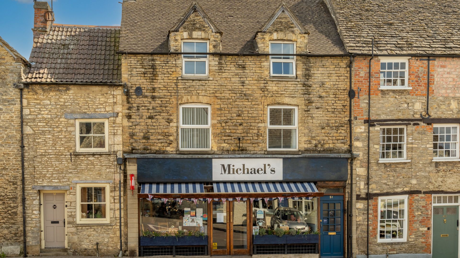 There are coffee shops and delis dotted all around Malmesbury