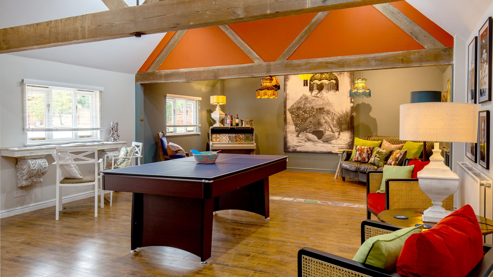 Games Room, Beecham Farmhouse, Bolthole Retreats