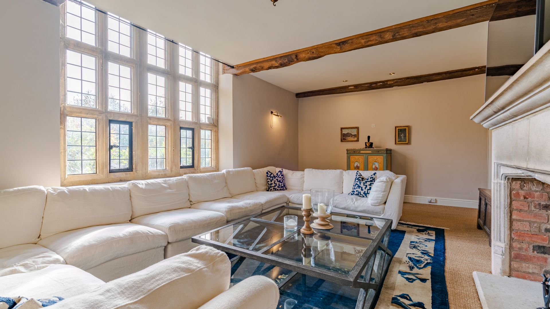 Drawing Room, Foxholme Manor, Bolthole Retreats