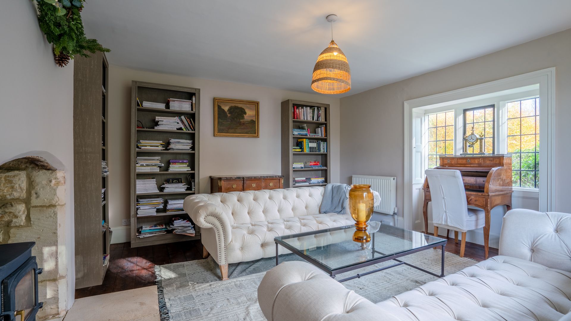 Sitting Room, Foxholme Manor, Bolthole Retreats