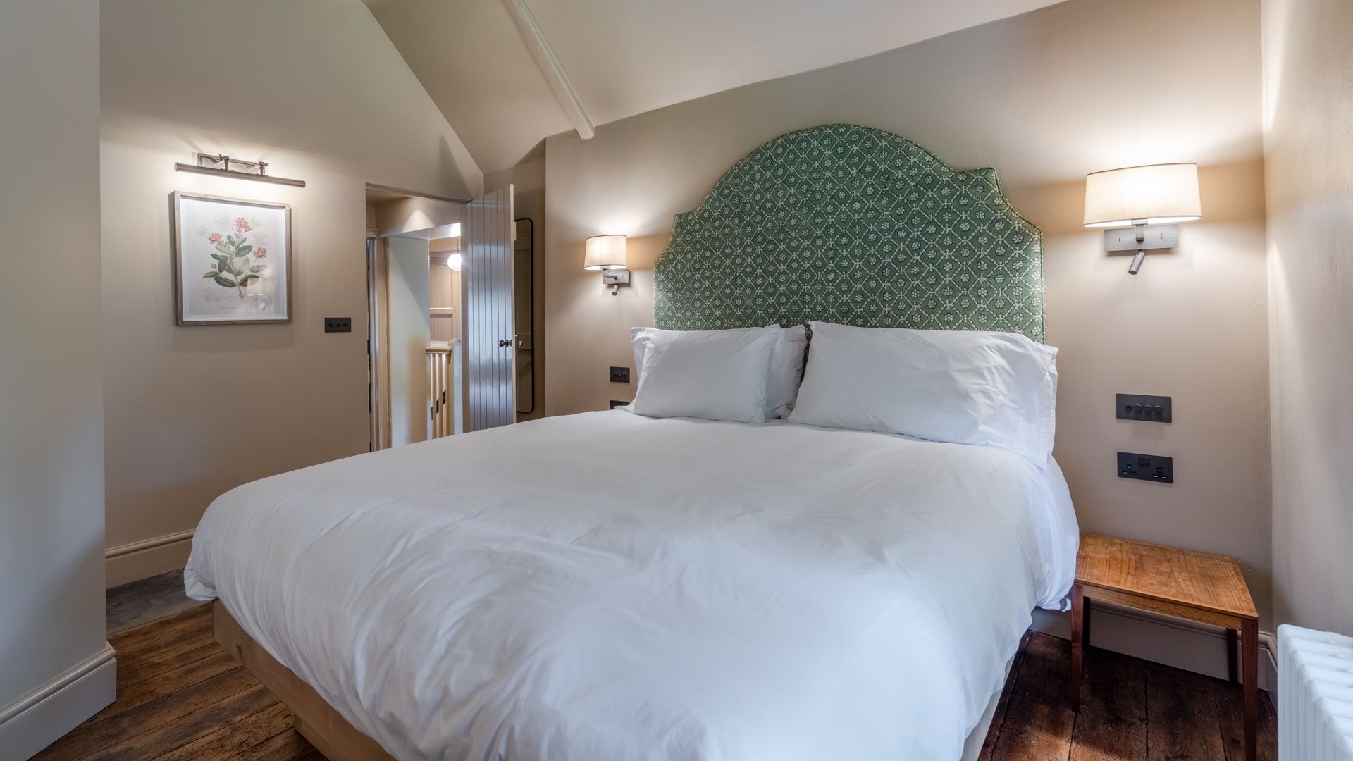 Upper Lodge's second bedroom exudes elegance