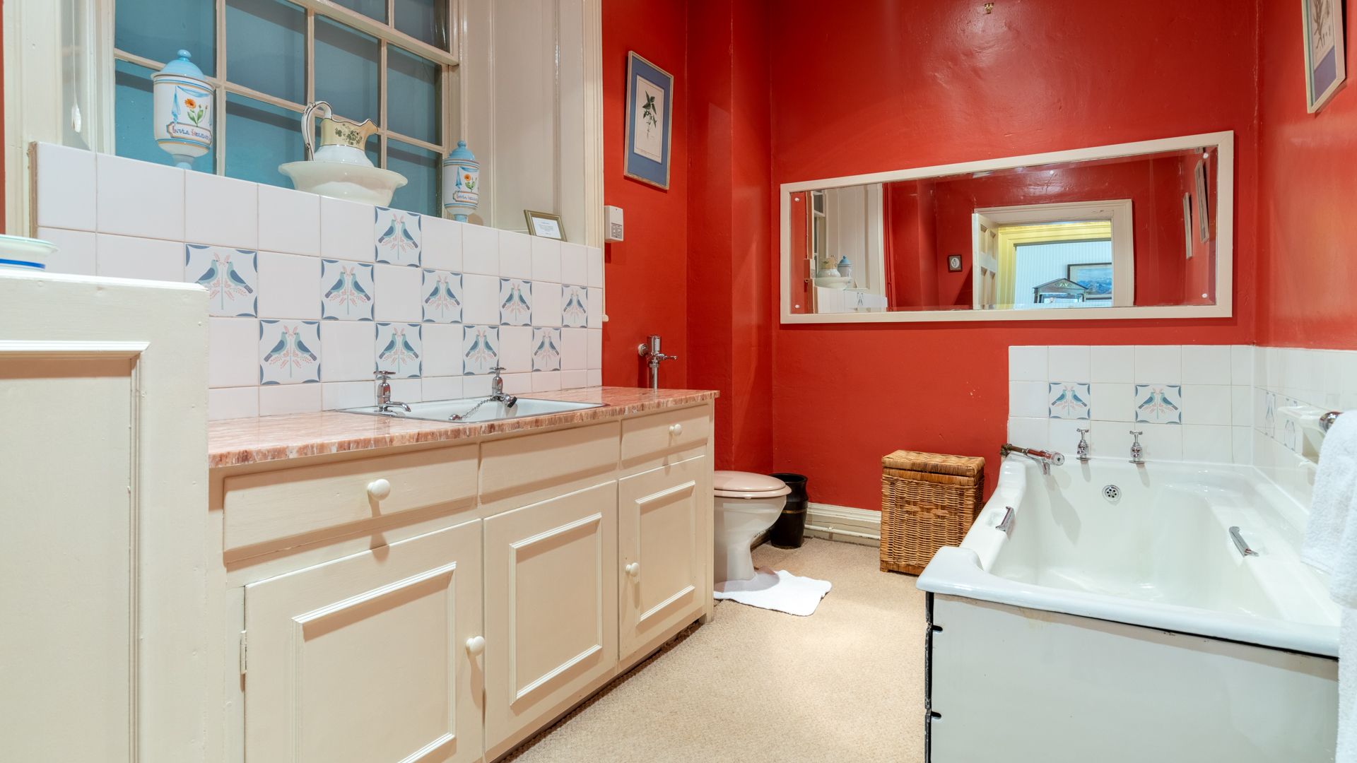 We love the design in each of Kentchurch Court's seven bathrooms