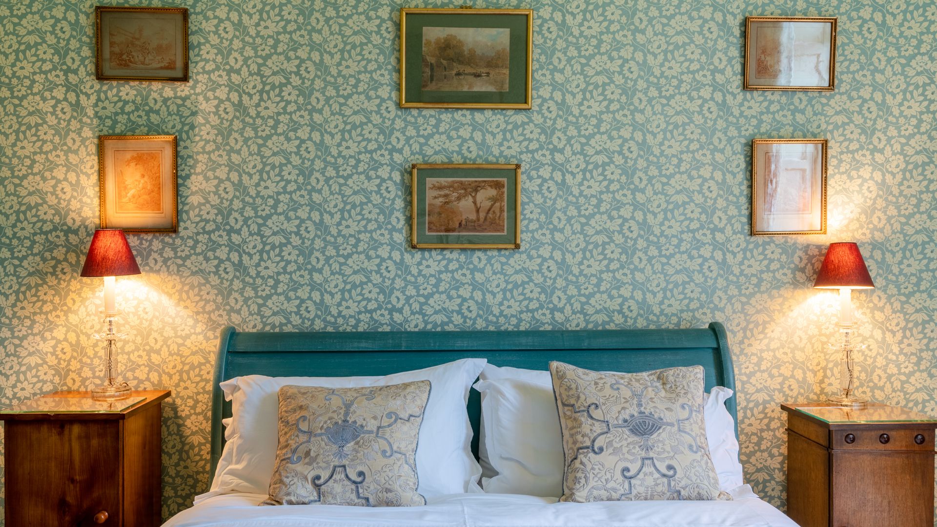 We love the detailing in each bedroom at Kentchurch Court