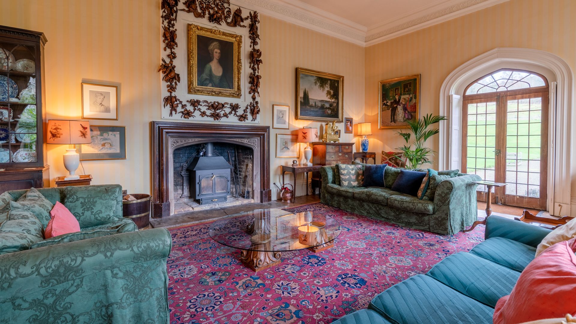 Kentchurch Court's discerning drawing room is a place to unwind