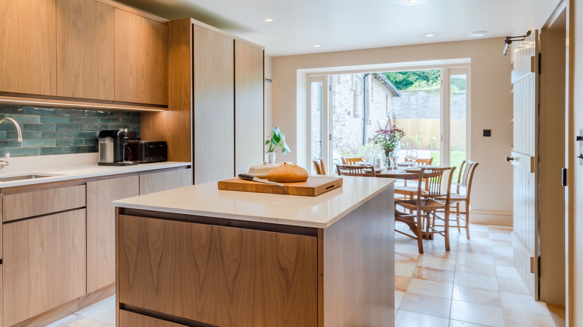 Upper Lodge's sun soaked kitchen is a place to gather friends and family