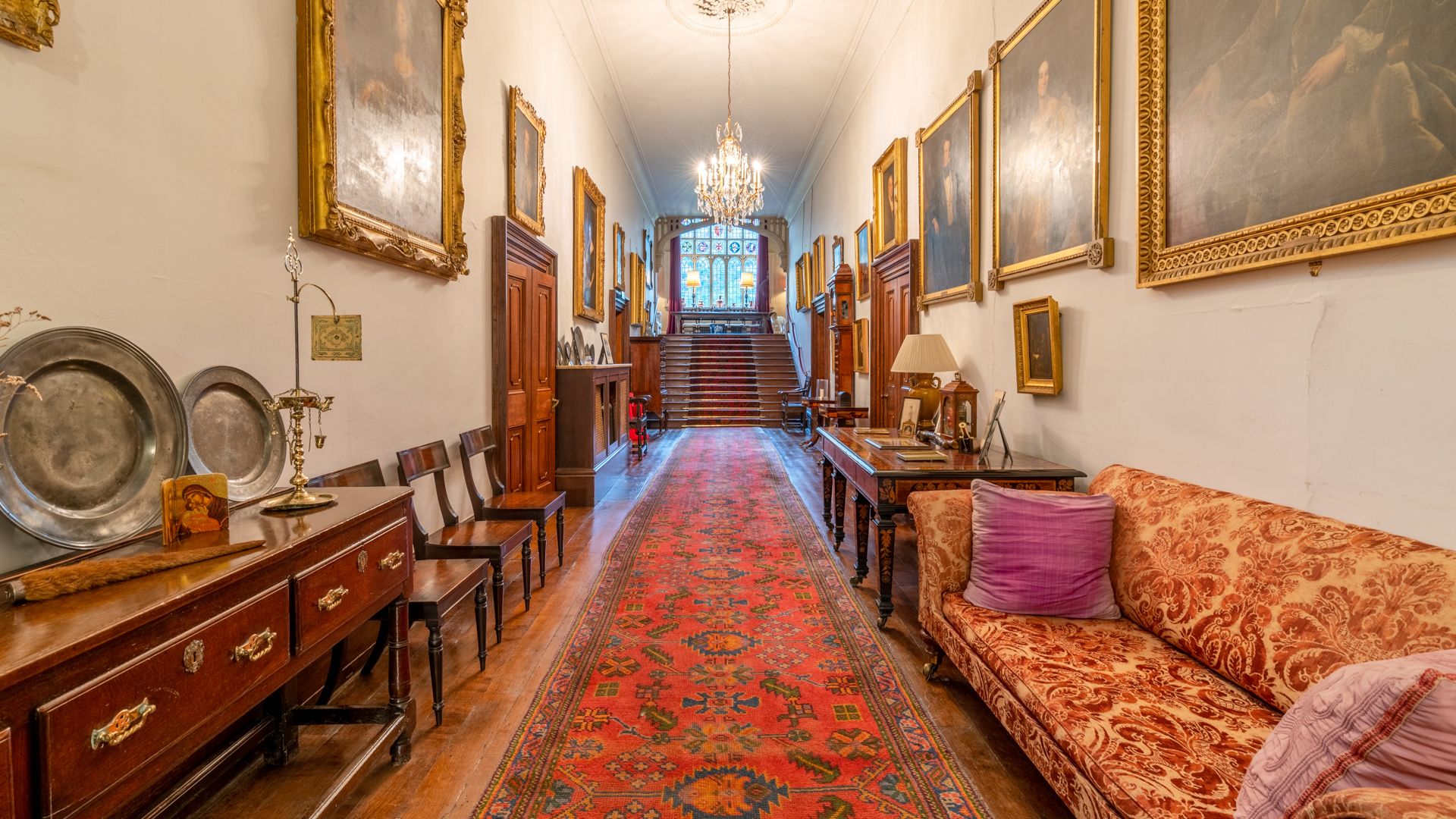 Decorative splendour is everywhere at Kentchurch Court